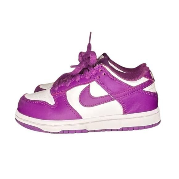 Nike Other - ***SOLD*** Nike Dunk Low Retro 'Light Fushia' Sneakers Size 11C Kids
